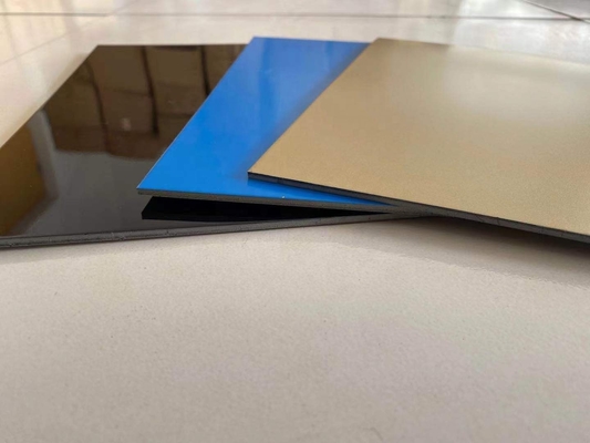 Static Protective Film Outdoor Low Gloss Two Side Colour Acpaluminum Composite Panels