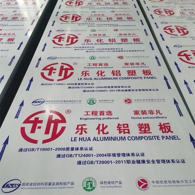 Cabinet 3mm 4mm Exterior Wall Paint Aluminum Composite Panels ACP ACM Dibond Plate