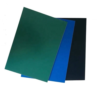 Modern Design Low Gloss PVDF Black Aluminum Composite Panel 6mm for Customizable Size