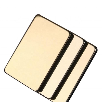 Polished Aluminum-Plastic Plate ACP with ISO9001 Certification and A2 Fireproof Grade
