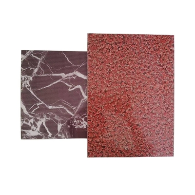 High Gloss A2 Grade Fire Proof Marble Color Aluminum Granite Plastic Panel ACP Sheet Plate