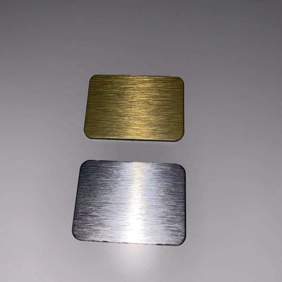 3mm 4mm Brushed Aluminium Composite Panel for Outdoor Mosaic Wall Sticker Modern Style