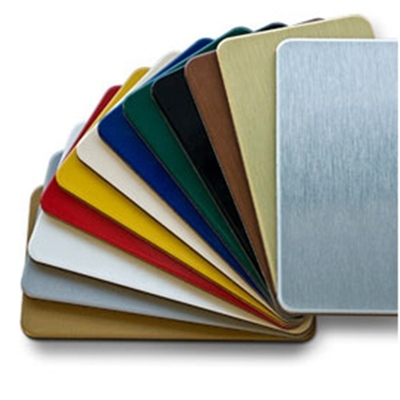 Modern Design Style Brushed Aluminum Composite Panel for Fireproof Aluminum Light Sign Box