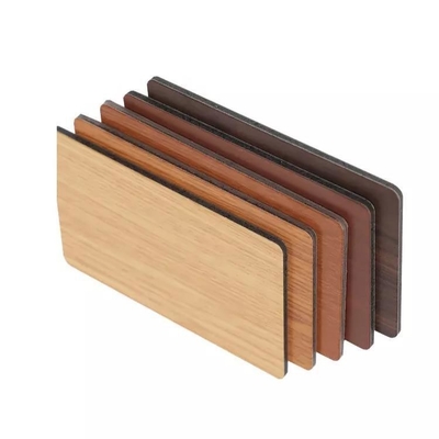 ISO9001 Certified 3mm 4mm Wooden Aluminum Composite Panel ACP for Outdoor Decoration