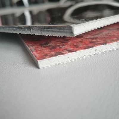 High Gloss Marble Aluminum Composite Panel with Customized Size and Surface Coating