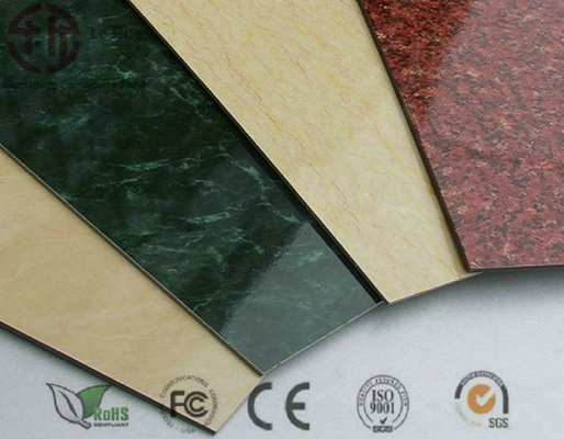 Protective Film Impact Resistant Aluminum Composite Exterior Wall Panels for Building