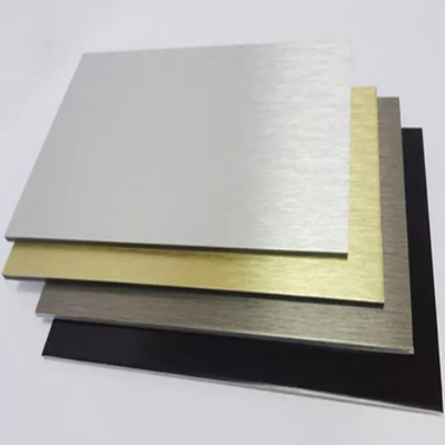 Fireproof Core 4x8 Aluminium Composite Panel with Brush Design and ISO9001 Certificate