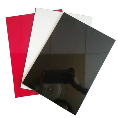 High Gloss Nano Coated Aluminum Wall Cladding System for 1220*2440cm Customized Panels