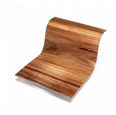 Transparent Protective Film and ISO9001 Certified Woody Grain Coating ACP