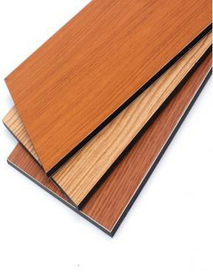 Transparent Protective Film and ISO9001 Certified Woody Grain Coating ACP