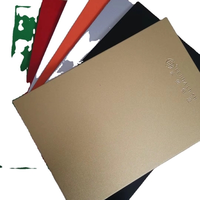 Exterior Wall Facade Fireproof Aluminum Plastic Composite Plate with Customized Thickness