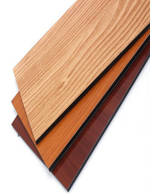 Exterior Wall Facade Fireproof Aluminum Plastic Composite Plate with Customized Thickness