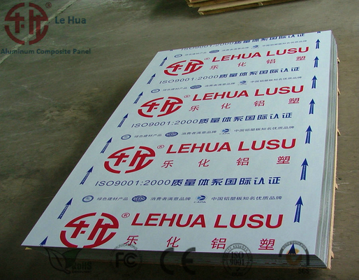 Transparent Protective Film A2 Aluminium Composite Panel for Caravan Celling