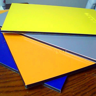 ISO9001 Certified 3mm 4mm ACP Sheet Aluminum Plastic Composite Panel for Exterior Wall Cladding